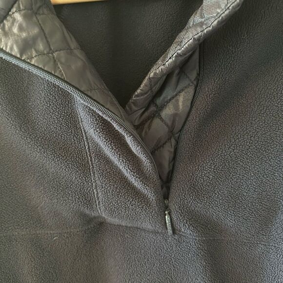 Athleta Navy Vortex Fleece and Quilted Winter 1/4 Zip Size Small - Picture 4 of 7